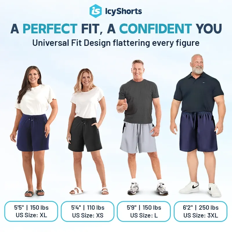 Icy Shorts - Last day 80% OFF - Unisex Ice Silk Stretch Quick-Dry Shorts