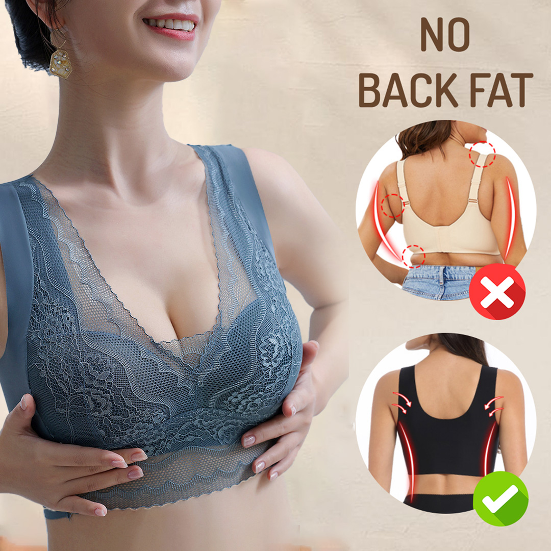 2024 Ultimate Lift Stretch Full Coverage Seamless Lace Cut-Out Bra