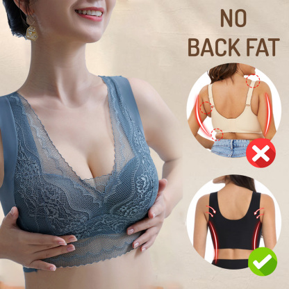 2024 Ultimate Lift Stretch Full Coverage Seamless Lace Cut-Out Bra