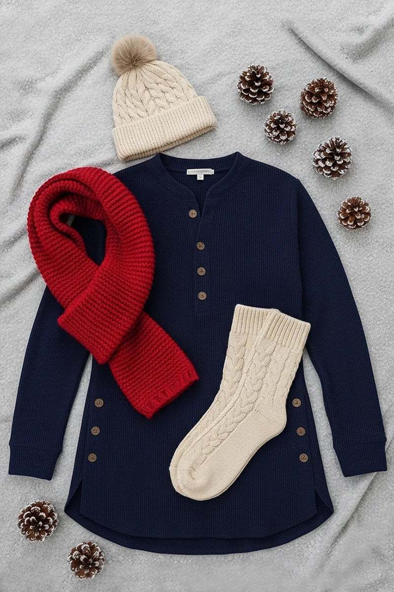 🔥 Women's Solid Color V Neck Long Sleeve Casual Loose Knit Pullover