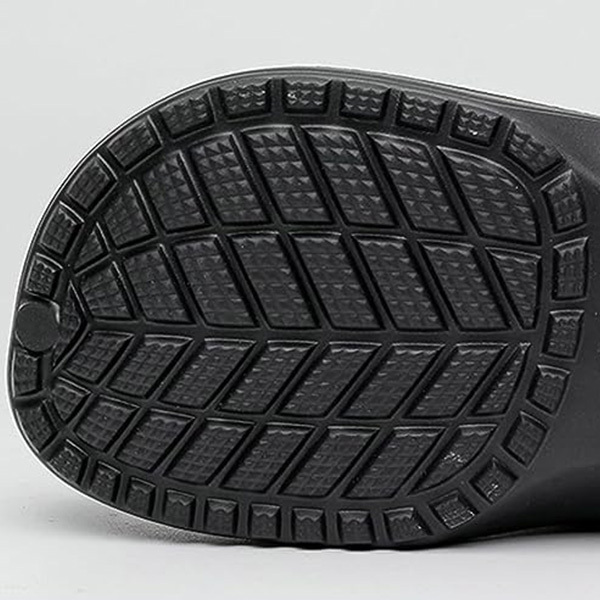 Men's Comfort Winter Warm Fleece Lined Mules Slippers Waterproof Indoor Outdoor Non-slip House Shoes