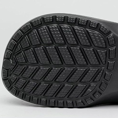 Men's Comfort Winter Warm Fleece Lined Mules Slippers Waterproof Indoor Outdoor Non-slip House Shoes