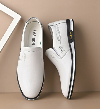 🔥HOT SALE 🎁--60% OFF 🎉Men's Handmade Hollow Casual Comfortable Leather Loafers