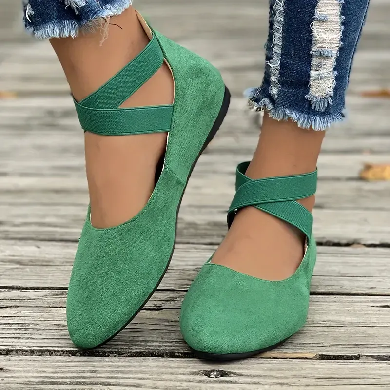 Women's Comfortable Ballet Flat Shoes - Comfortable Slip On Shoes for All Seasons