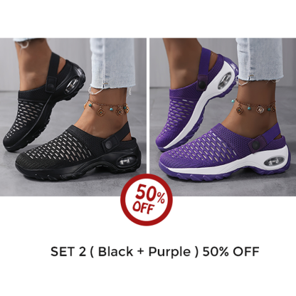 ⭐ Last Day Sale 50% OFF ⭐Women's Orthopedic Clogs With Air Cushion Support to Reduce Back and Knee Pressure
