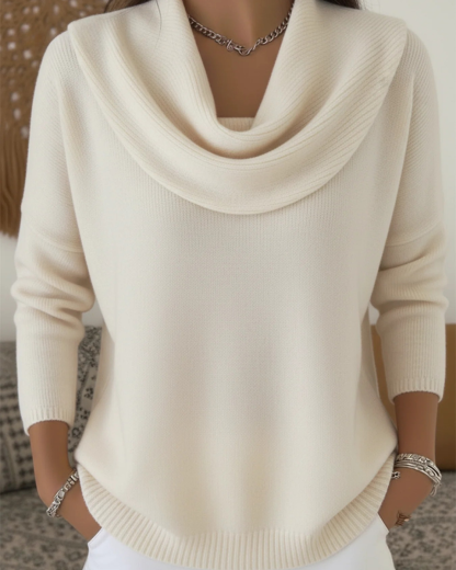 JOCELYN™ | Cozy Ruffled-neck Sweater