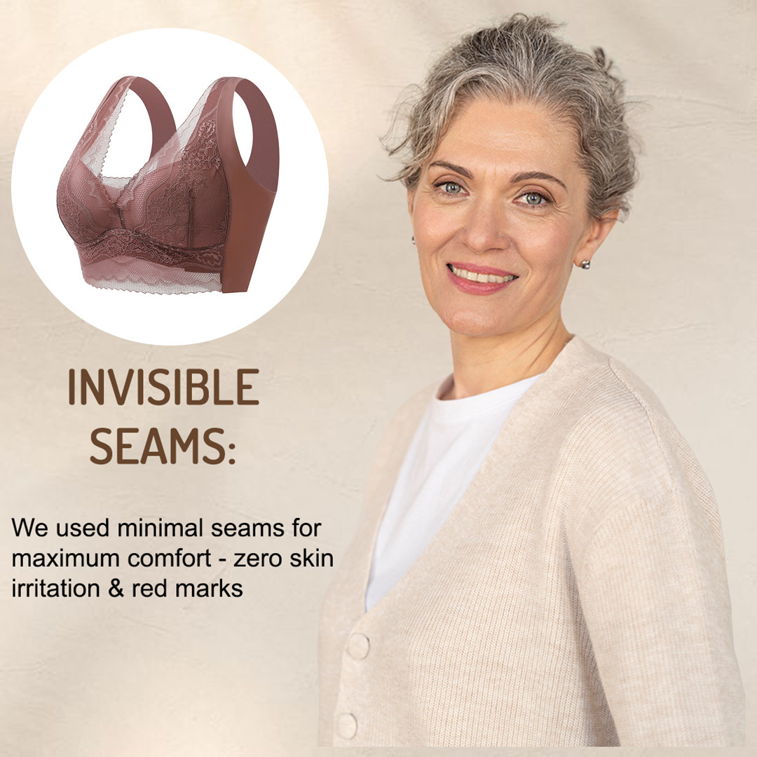 2024 Ultimate Lift Stretch Full Coverage Seamless Lace Cut-Out Bra