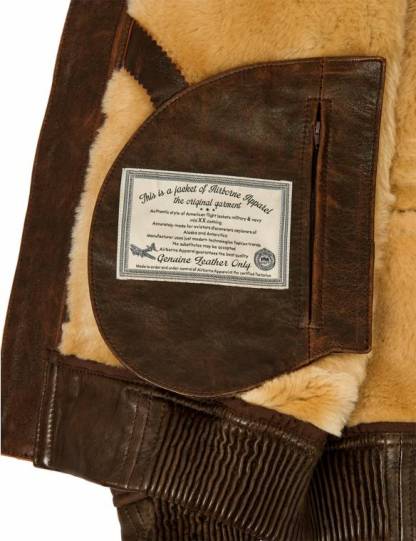 B-15 FAST EAGLE SHEEPSKIN FLIGHT JACKET[FREE SHIPPING TODAY]