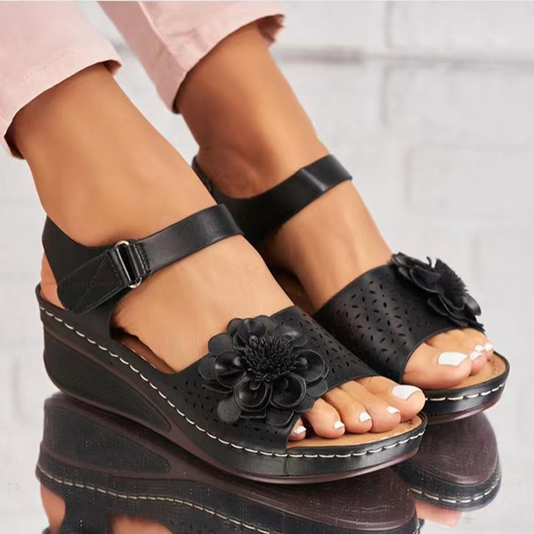 😍Last Day 50% OFF😍-Women's Ankle Buckle Cross Band Straps Orthopedic Sandals