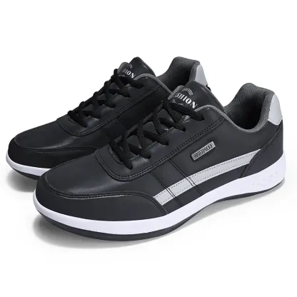 MEN'S EXTENDED WIDTH FOOT AND HEEL COMFORTABLE BREATHABLE SNEAKERS