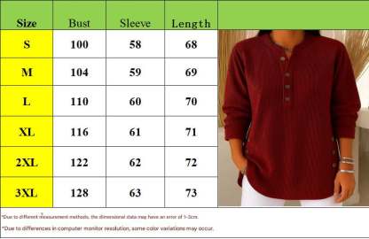 🔥 Women's Solid Color V Neck Long Sleeve Casual Loose Knit Pullover