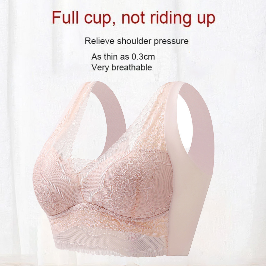 2024 Ultimate Lift Stretch Full Coverage Seamless Lace Cut-Out Bra