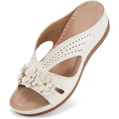 🔥Last Day Promotion 50% OFF - Women's Flowers Decor Arch Support Sandals