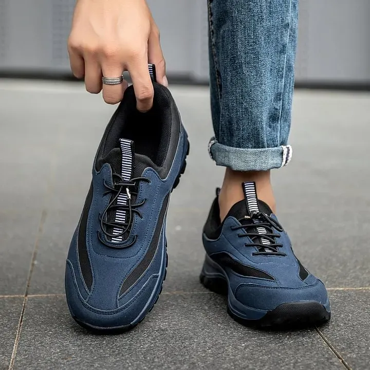 (👨‍⚕️Medical Certified Seal®️) Men's Hiking Sneakers: Waterproof Orthopedic Shoes (Eases Foot Pain)