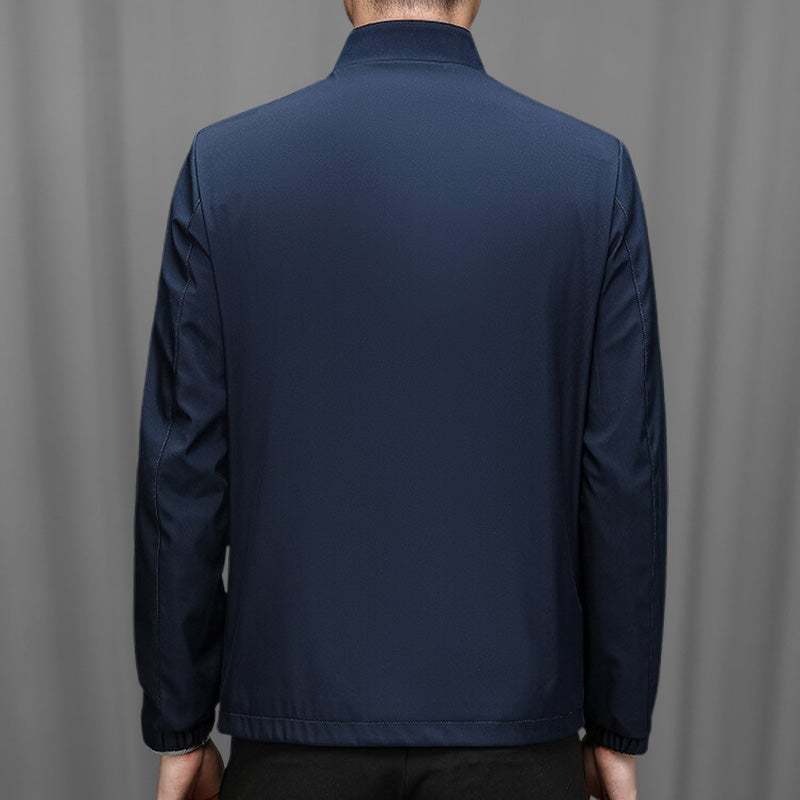 ✨Men's Standing Collar Zipper Casual Jacket