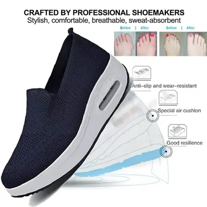 🔥Last Day 60% OFF - Slip-on light air cushion orthopedic Sneakers