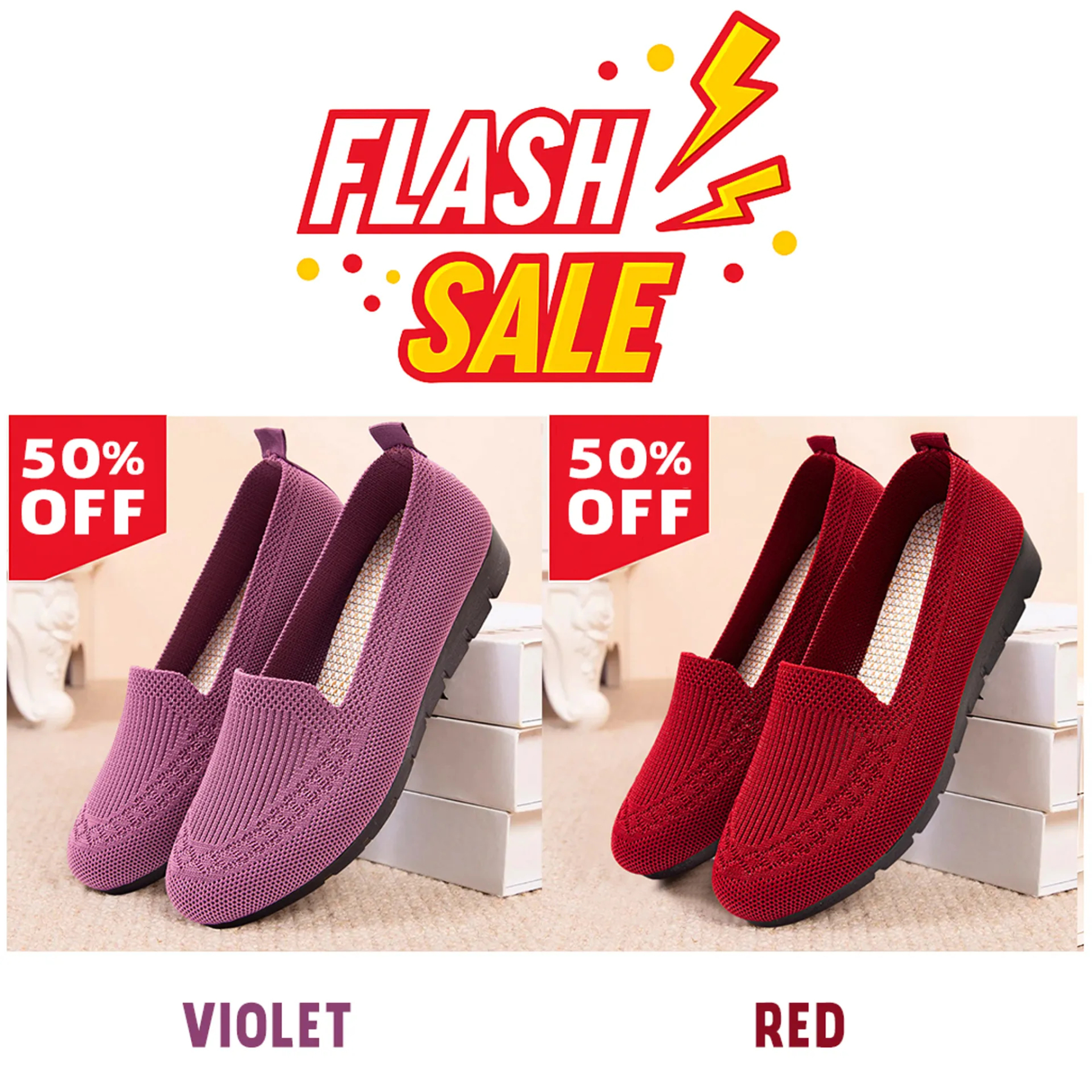 🔥Last Day Promotion 50% OFF - omfortLoafers™ Orthopedic Women’s Support Shoes