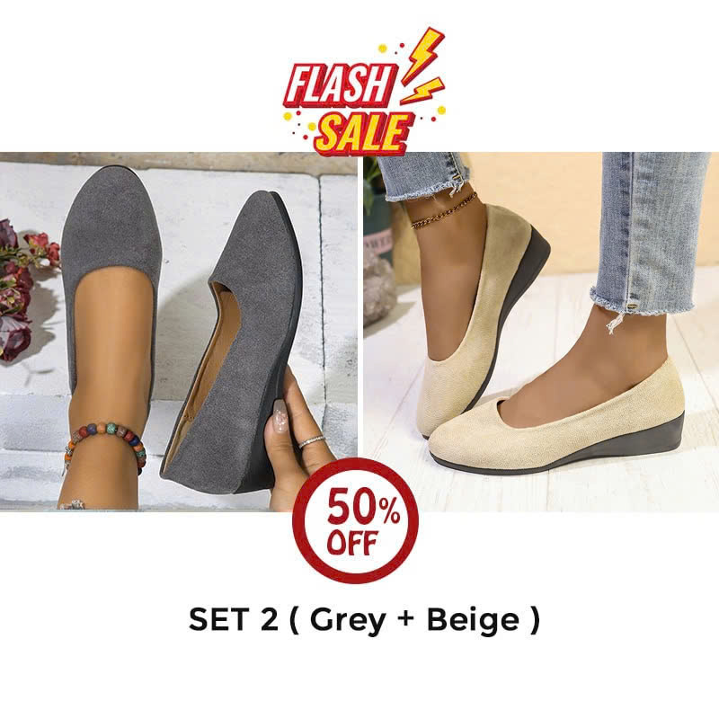 🔥Last Day Promotion 60% OFF 🔥 Comfortable, lightweight, anti-slip, breathable orthopedic flat shoes for women