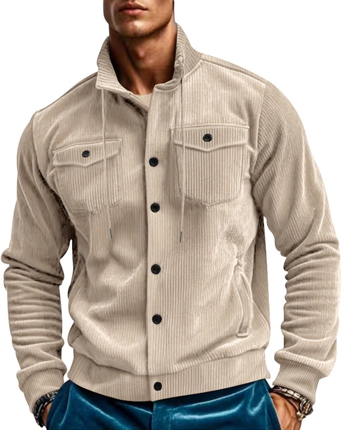 🔥Black Friday🔥Men's Stylish Soft Button Vintage Hoodie Sweatshirt