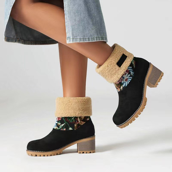 Women's Comfortable Winter Fur Warm Snow Boots