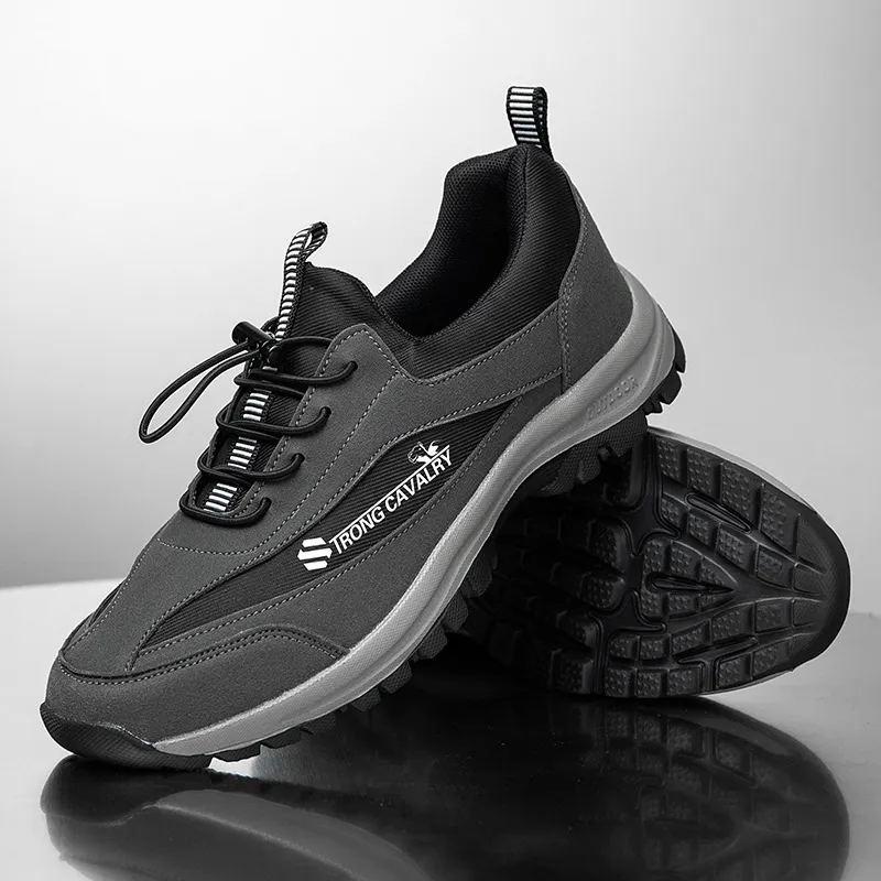 (👨‍⚕️Medical Certified Seal®️) Men's Hiking Sneakers: Waterproof Orthopedic Shoes (Eases Foot Pain)