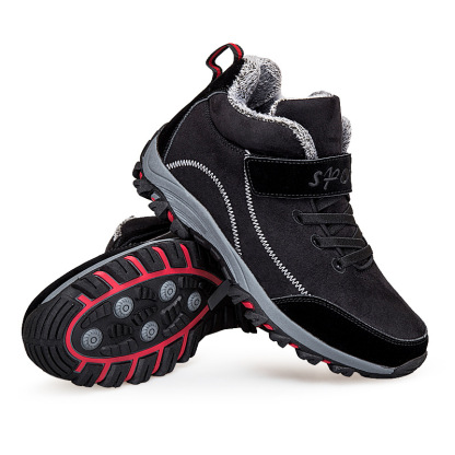 MEN'S COMFORTABLE LINED FLEECE ARCH SUPPORT SNEAKERS