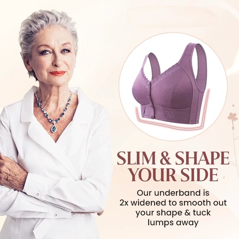 🌹Mother Day's Limited Sale Buy 1 Get 3 Packs🌹2024 New Front Closure Breathable Bra for Seniors