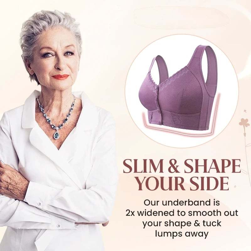 🌹Mother Day's Limited Sale Buy 1 Get 3 Packs🌹2024 New Front Closure Breathable Bra for Seniors