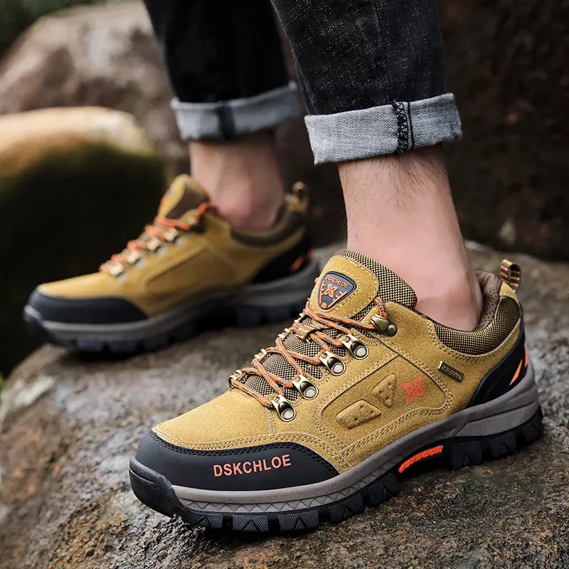 2023 New Men High Quality Arch Support Breathable Outdoor Walking Shoes