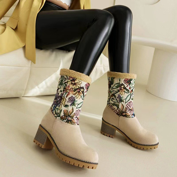 Women's Comfortable Winter Fur Warm Snow Boots