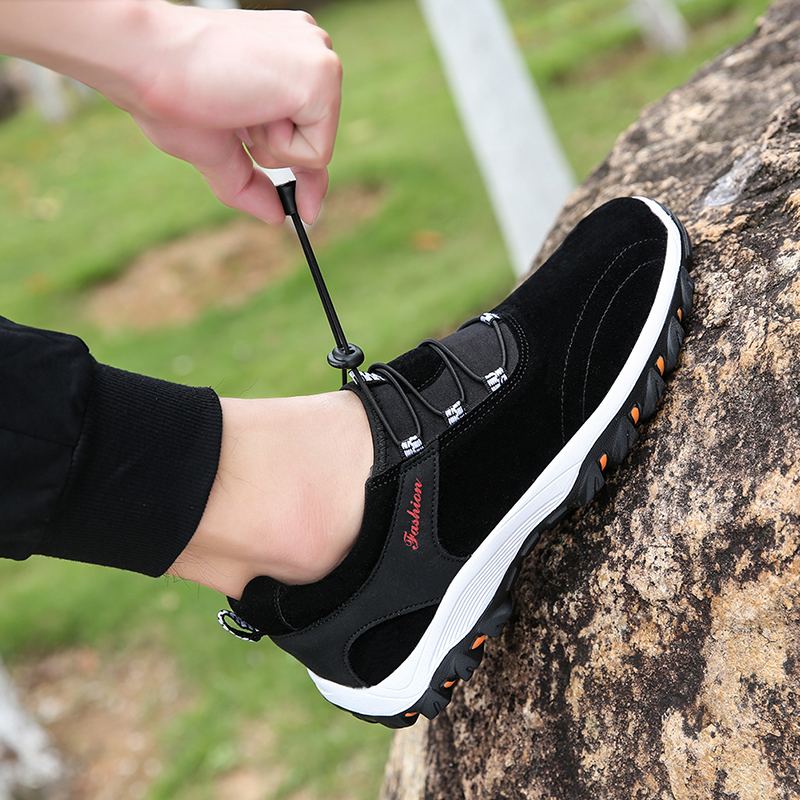 🔥LAST DAY 70% OFF🔥Men's Suede Elastic Band Trekking Shoes