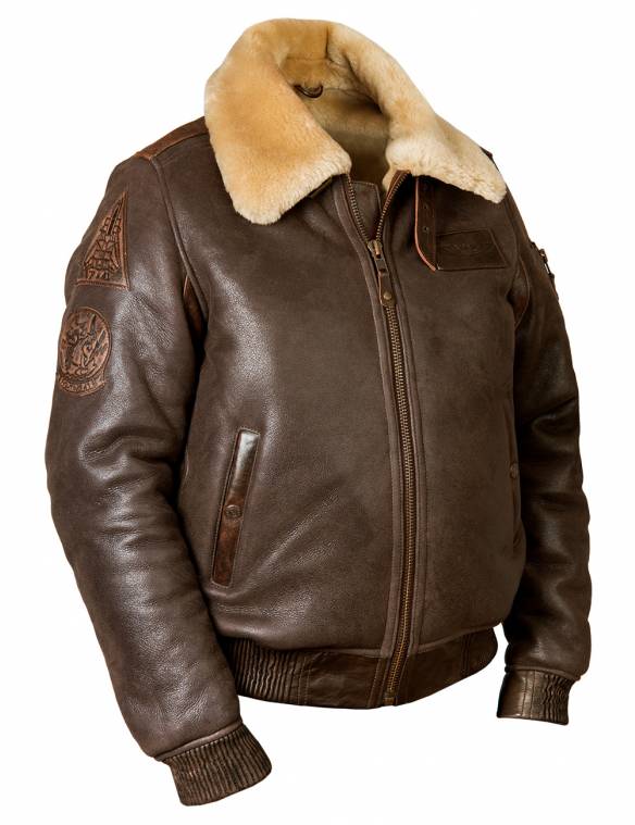 B-15 FAST EAGLE SHEEPSKIN FLIGHT JACKET[FREE SHIPPING TODAY]