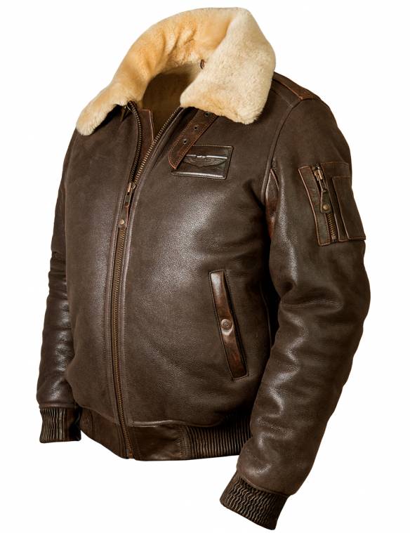 B-15 FAST EAGLE SHEEPSKIN FLIGHT JACKET[FREE SHIPPING TODAY]