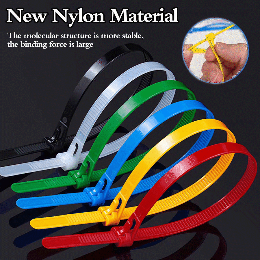 (🔥🎁2024 New Year Hot Sale🎁 48% OFF) - Buckle Self-locking Premium Nylon Cable Wire Ties