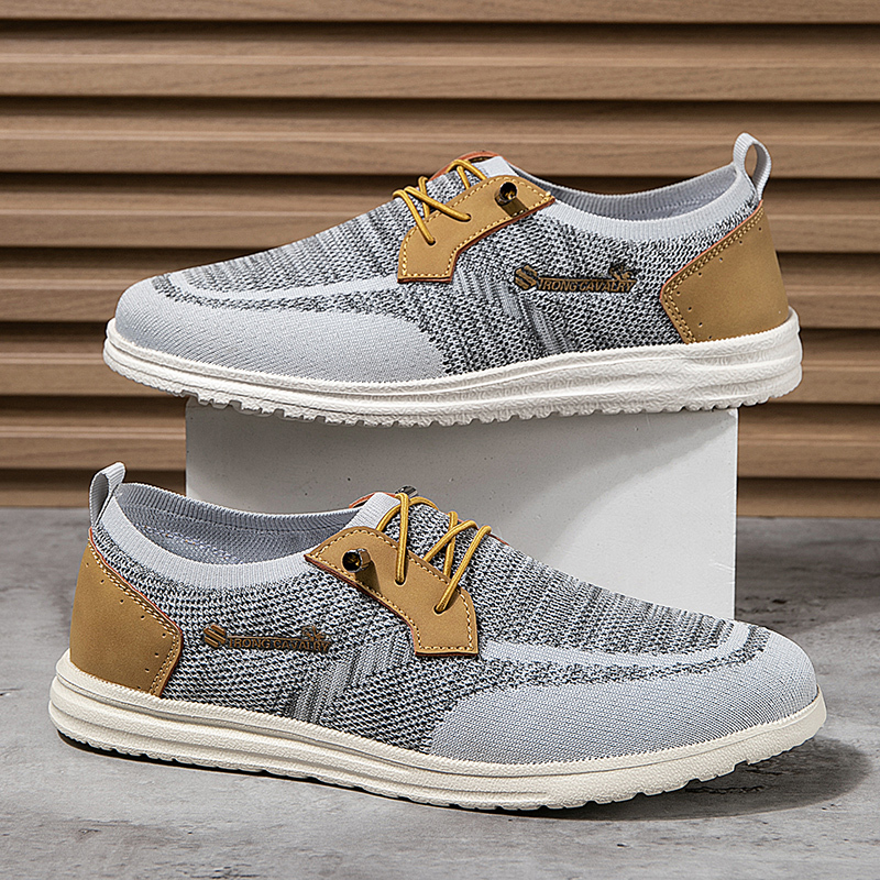 Orthopedic Casual Walking Shoes for Men - Comfortable Breathable with Arch Support, Shock Absorption, and Anti-slip Features