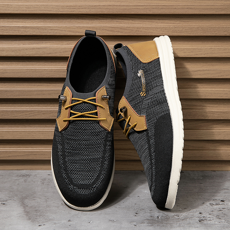 Orthopedic Casual Walking Shoes for Men - Comfortable Breathable with Arch Support, Shock Absorption, and Anti-slip Features