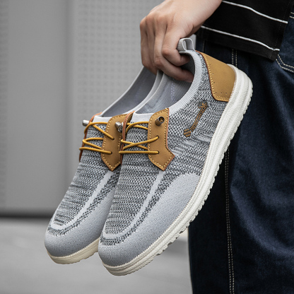 Orthopedic Casual Walking Shoes for Men - Comfortable Breathable with Arch Support, Shock Absorption, and Anti-slip Features