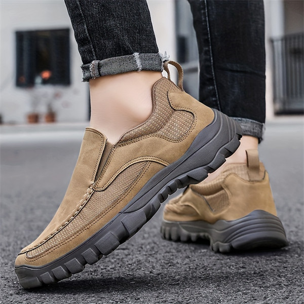 Men's Comfy Casual Non-Slip Orthopedic Slip-On Walking Shoes