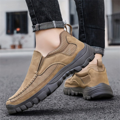 Men's Comfy Casual Non-Slip Orthopedic Slip-On Walking Shoes