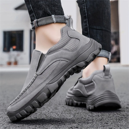 Men's Comfy Casual Non-Slip Orthopedic Slip-On Walking Shoes