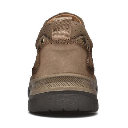 Sinarey®— Mens Slip On Leather Casual Walking Shoes