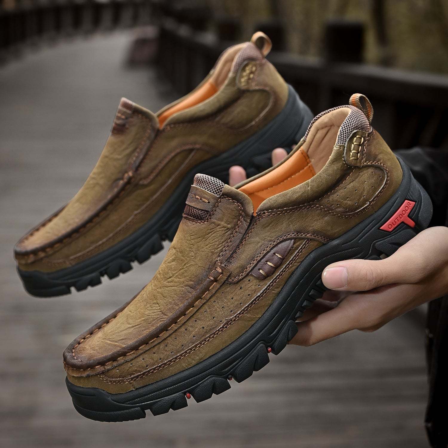 Sinarey® - Transition boots with orthopedic and extremely comfortable sole-Brown