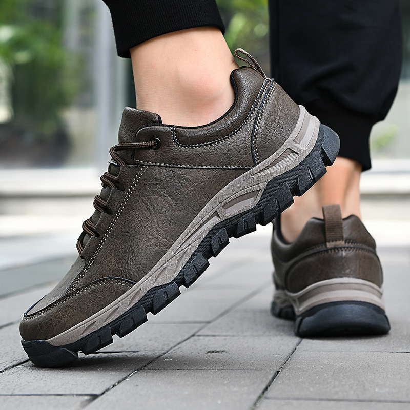 ⏰Promotion - 50% OFF🔥Mesmee® Men's Genuine Leather Sneakers - Arch Support, Shock-Absorbing Comfort