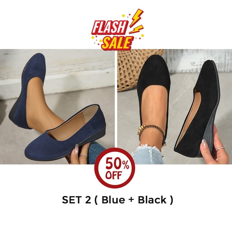 🔥Last Day Promotion 60% OFF 🔥 Comfortable, lightweight, anti-slip, breathable orthopedic flat shoes for women