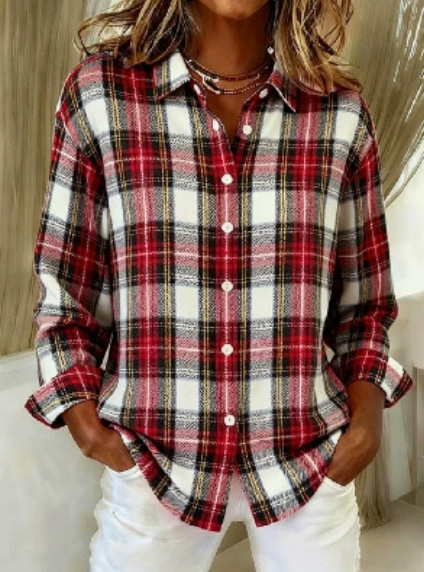 Elise™ - Everlasting Check Cardigan