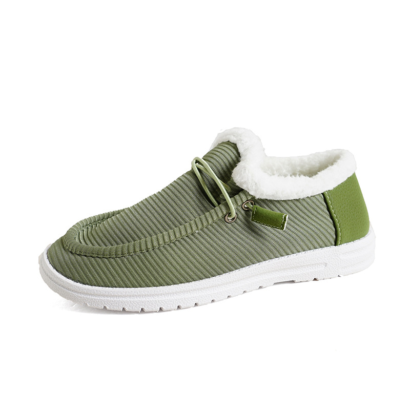 Orthoture's Winter Round-Toe Flats,Breathable Orthopedic Slip On Walking Shoes.