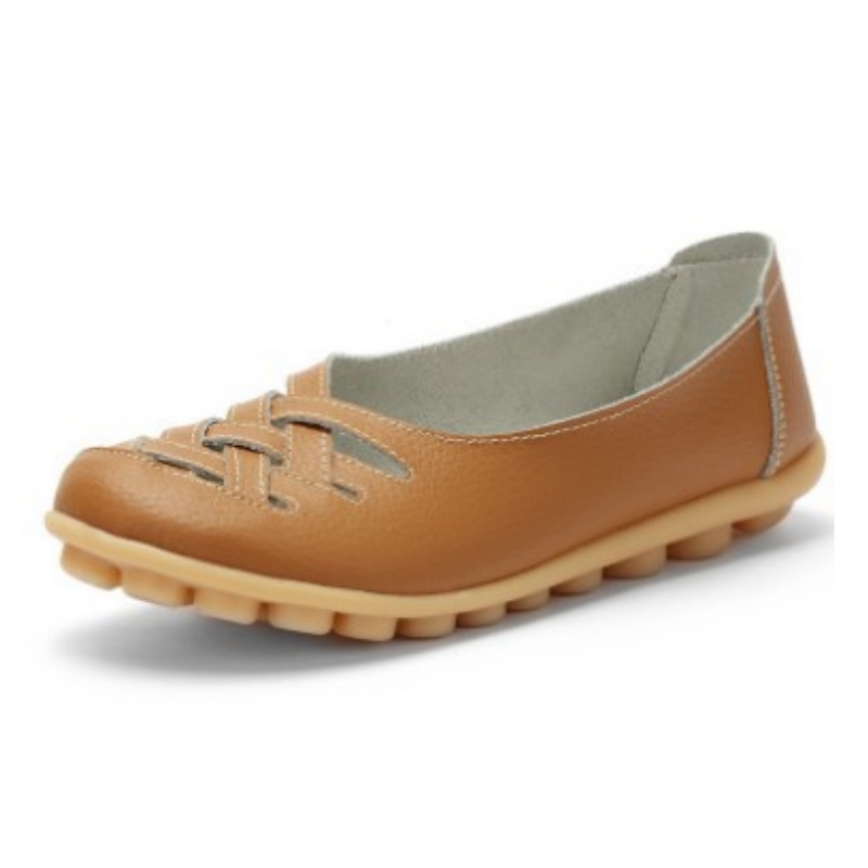 NEW - Women's Breathable Leather Loafers