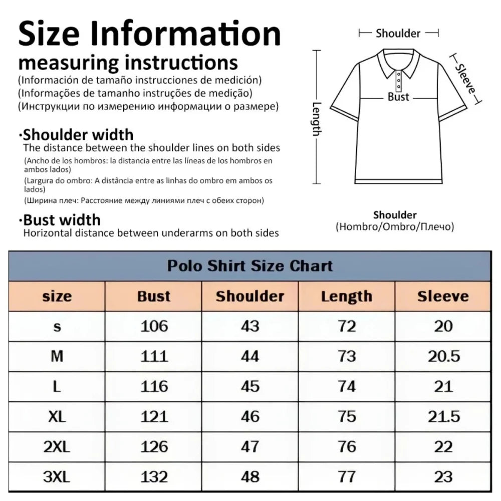 2025 Summer New Men's Casual Short-Sleeved Polo Shirt Patchwork Fashion Striped Printed T-shirt Men's Sportswear Men's Wear
