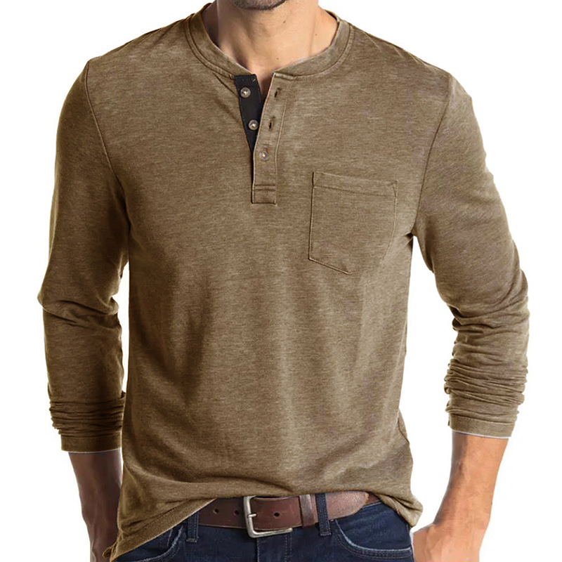 [Copy]Men's Autumn / Winter Long Sleeve Crew Neck T-Shirt
