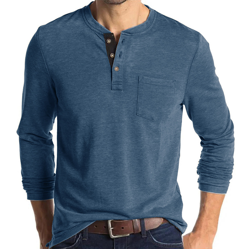 [Copy]Men's Autumn / Winter Long Sleeve Crew Neck T-Shirt